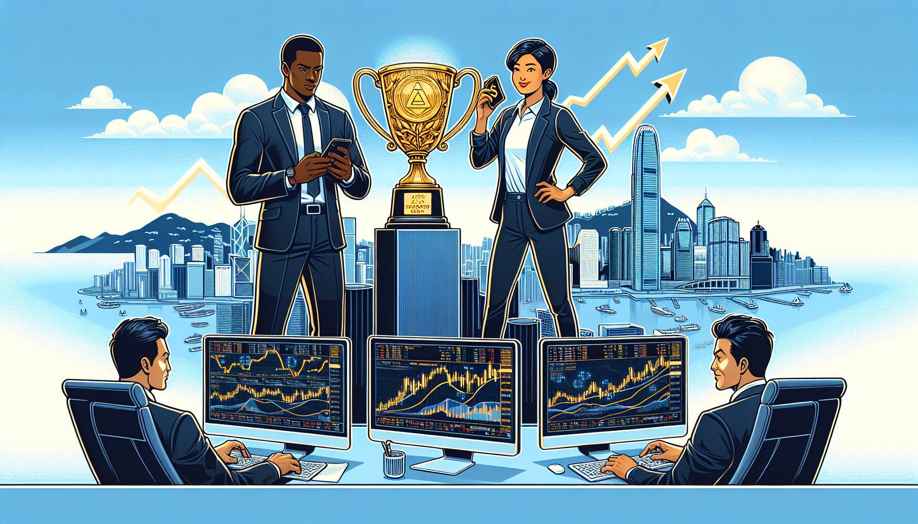 Two Brokers Compete for Asia’s Robinhood Title in Hong Kong’s Crypto Boom